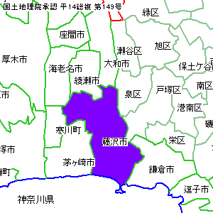 藤沢市の位置