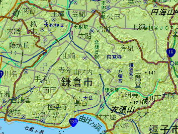 鎌倉市の地形