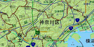 神奈川区の地形