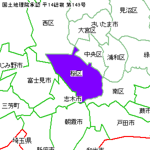 佐倉市の位置