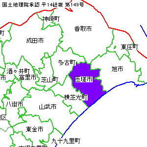 匝瑳市の位置